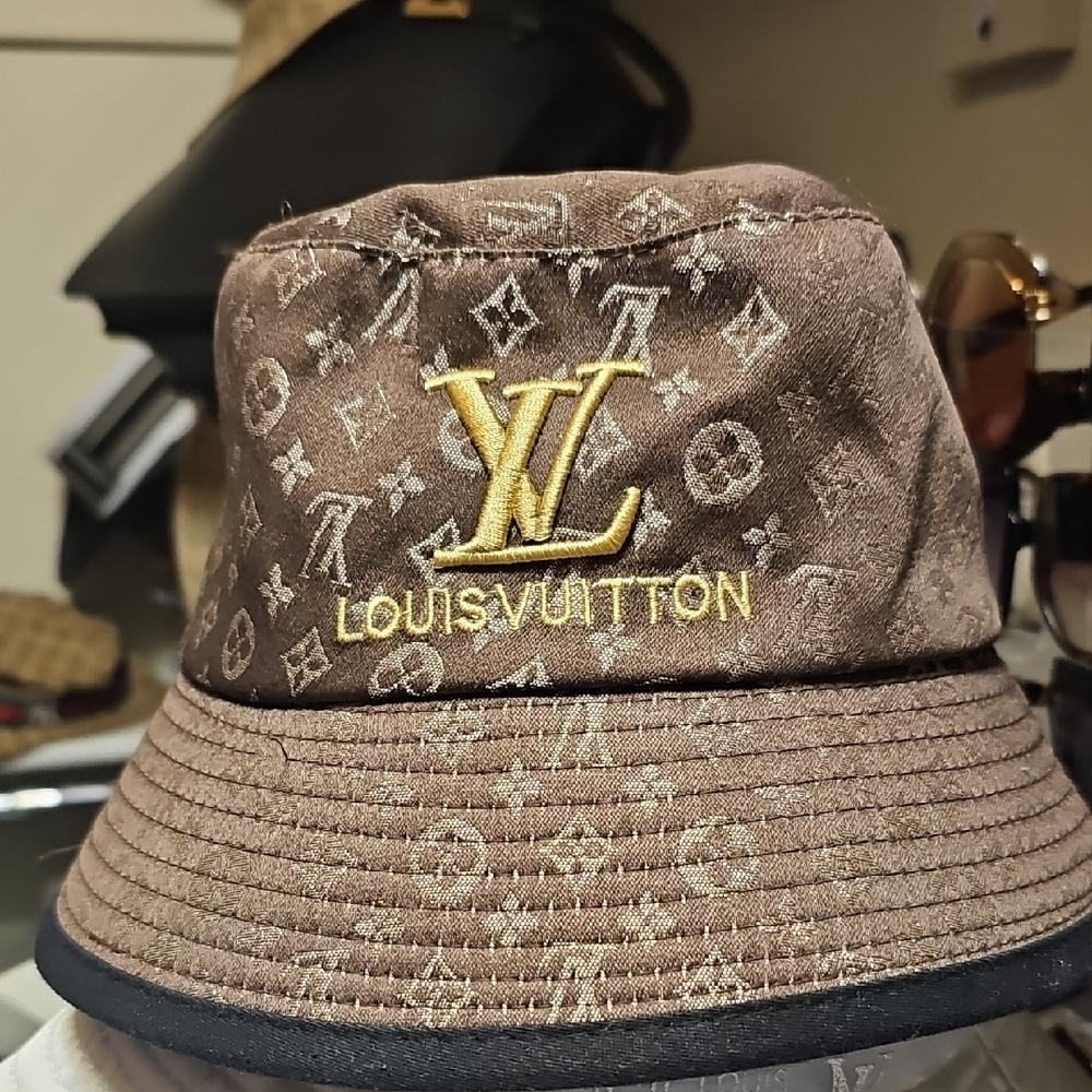 Louis Vuitton Brown Monogram Bucket Hat